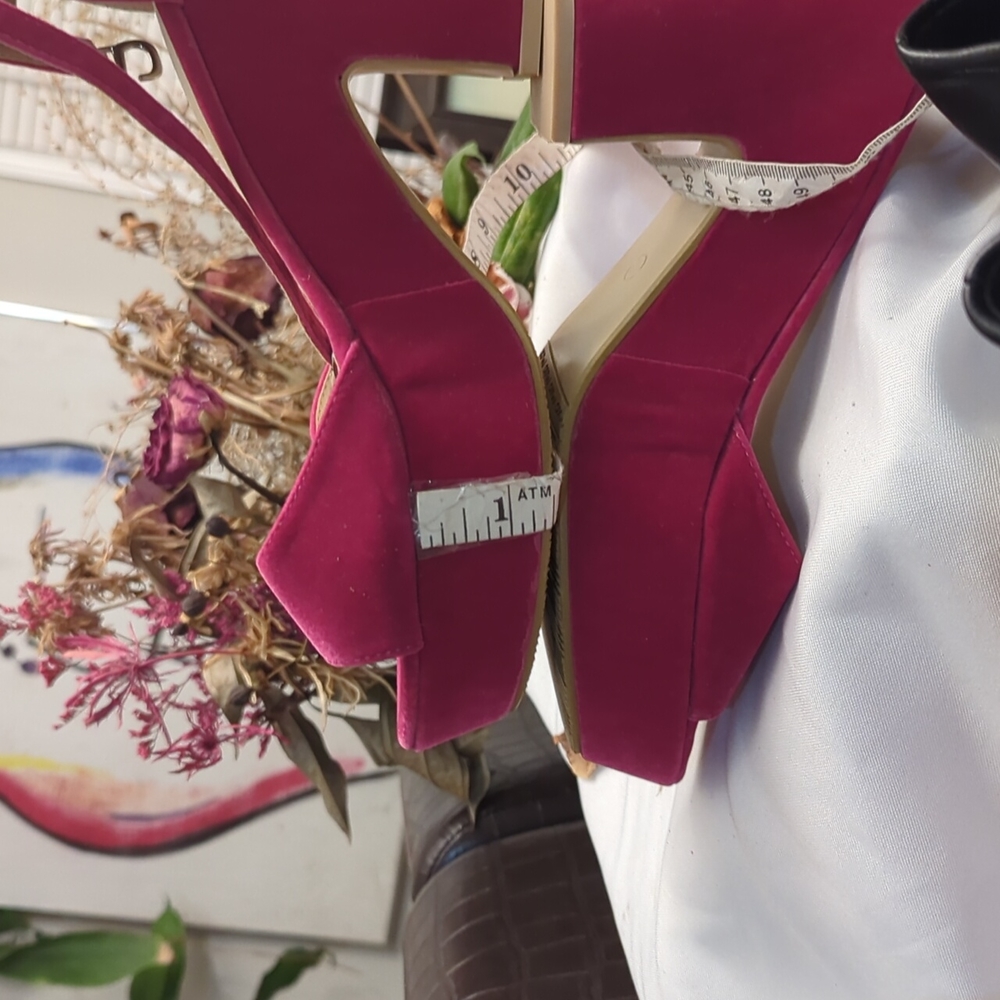Camssoo bright pink platform sandals - Picture 11 of 12